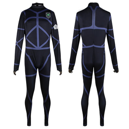 Anime Bachira Meguru Cosplay Costume Football Jersey Sportswear Blue Uniform Bodysuit Halloween Christmas Party Outfit