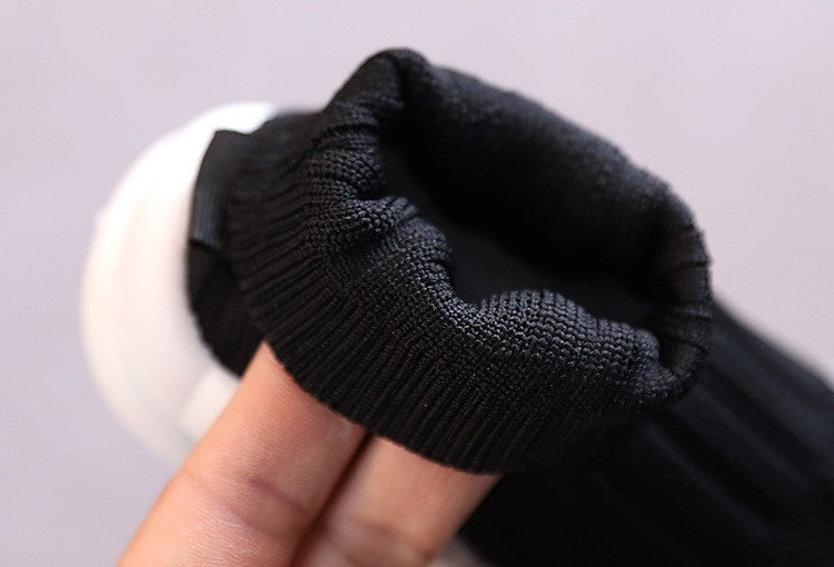 Fashion Design Children Shoes All Seasons Kids High Sneakers Soft Breathable Mesh Unisex Boys Girls Casual Sport Shoes