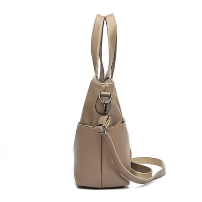 2 Sets Women Handbags Top Quality Pu Leather Luxury Large Capacity Tote Bag Ladies Crossbody Shoulder Bag Purses and HandbagsSac