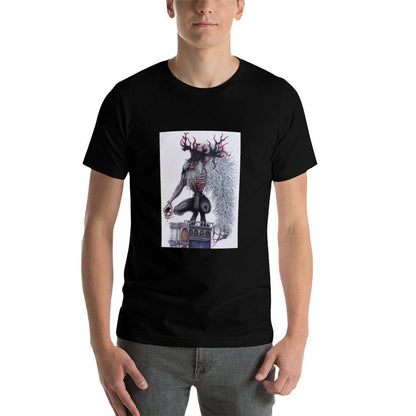Bloodborne Cleric Beast T-Shirt black cotton t-shirt plain for man package t shirt man luxury t shirts for man slim fit T-Shirt