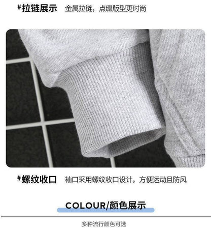 Men's Fleece-Lined Warm Jacket 2024 Autumn Winter New Cardigan Sports Top Casual Hooded Sweatshirt Regular Length China Origin