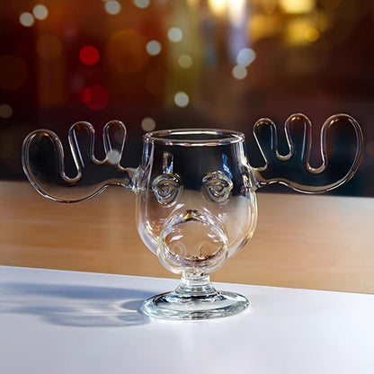 240ml 8oz Taça de Vinho Elk Copo de Coquetel de Suco Caneca de Rena Taça de Vinho Cerveja Água Leite Uísque Copos Canecas de Shot Presente de Natal
