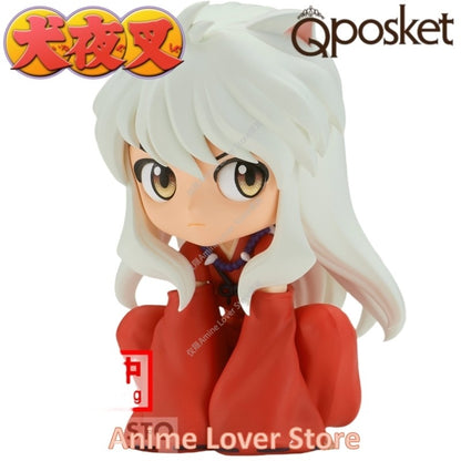 Em estoque Bandai Banpresto Original Q Posket Inuyasha Sesshoumaru Higurashi Kagome Miroku shippou Anime Figure Brinquedos presente