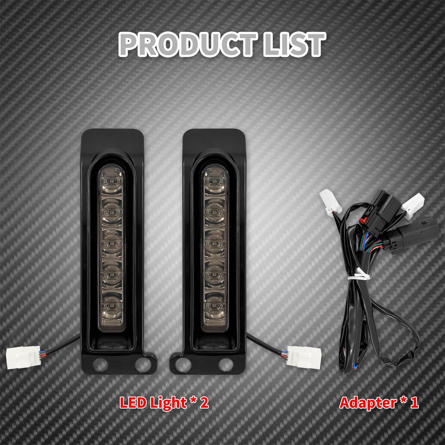 Luzes LED do Para-lama Traseiro de Motocicleta Para Harley Touring Road King Electra Glide FLHR 2014-2023 Lâmpada Lateral de Freio e Seta