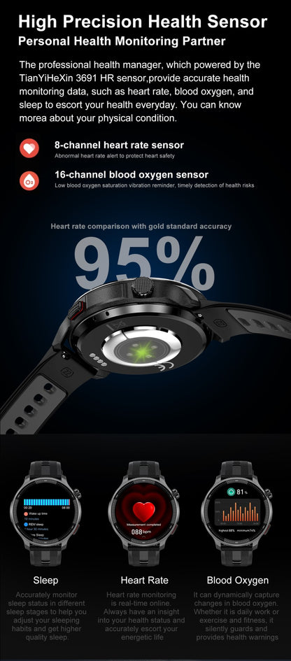 2026 Novo Militar T-Rex 3 Ultra Offline Mapa GPS Smart Watch 4GB Memória 10ATM À Prova D'Água Monitor Cardíaco Esportivo Smartwatch Masculino