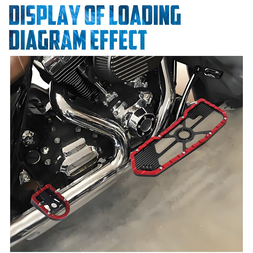 Plataformas Dianteiras para Motocicleta, Apoio de Pé Traseiro para Passageiro, Pedaleiras para Harley Touring Road King Street Glide Softail Fat Boy 1986-2025