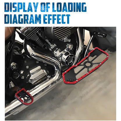 Plataformas Dianteiras para Motocicleta, Apoio de Pé Traseiro para Passageiro, Pedaleiras para Harley Touring Road King Street Glide Softail Fat Boy 1986-2025