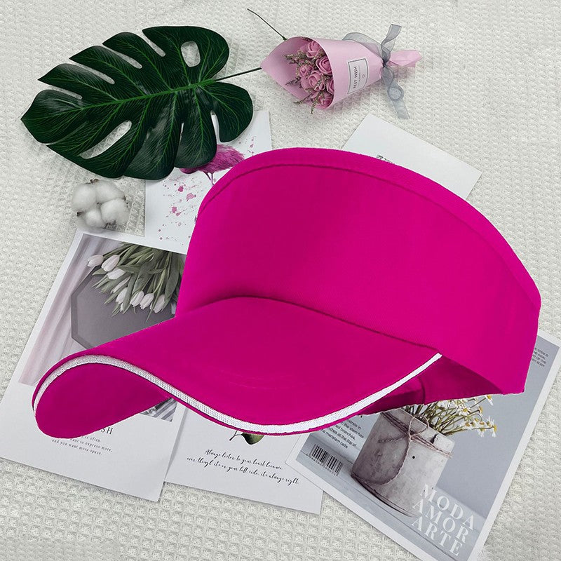 Custom Sun Hat Personalized Tennis Caps Adjustable Beach Hat Men Women Outdoor Sports Golf Hat Embroidery Print DIY Team Logo