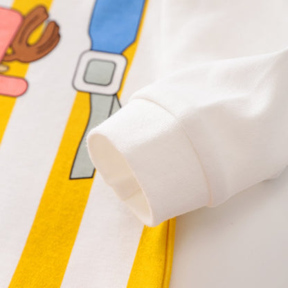 Spring And Autumn Newborn Anime Style Role Play Cotton Comfortable Soft Girl Boys 0-18m Long Sleeved Baby Bodysuit
