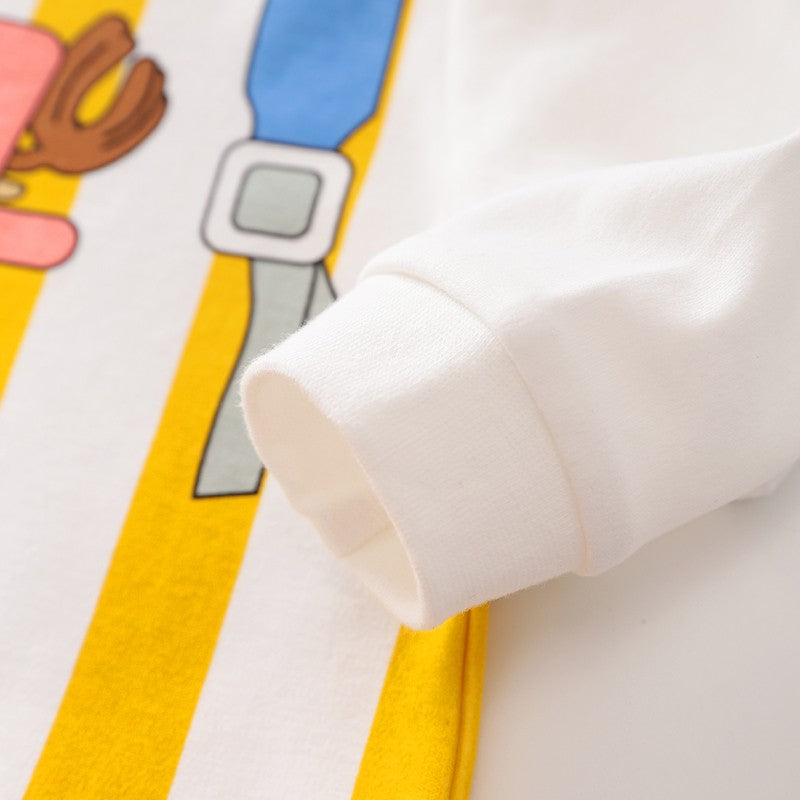 Spring And Autumn Newborn Anime Style Role Play Cotton Comfortable Soft Girl Boys 0-18m Long Sleeved Baby Bodysuit