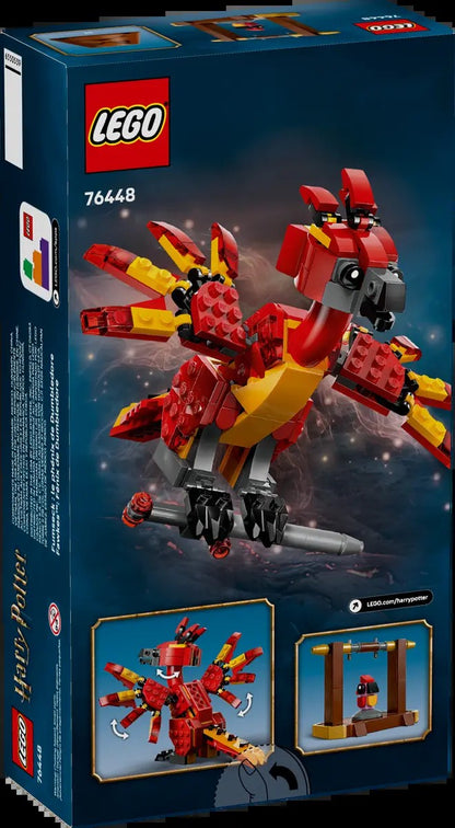 LEGO Harry Potter 76448 Fawkes, a Fênix de Dumbledore, Brinquedo de Blocos de Construção para Crianças
