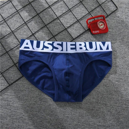 Men's cotton underwear low waist letter tide comfortable sweat-absorbent boxer shorts