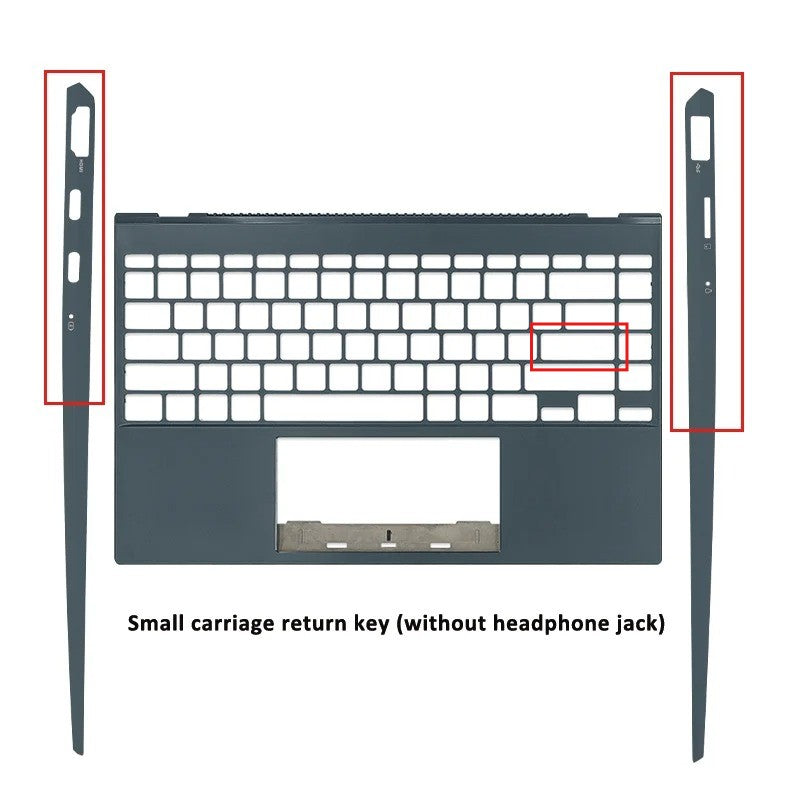 Novo Para ZenBook 14 UX425 UX425J UX425E U4700J Tampa Traseira LCD/Painel Frontal/Dobradiças/Apoio para as Mãos/Tampa Inferior Carcaça Completa