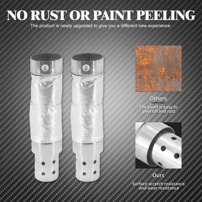 Motorcycle Exhaust Pipe Muffler 38-48mm Quiet Baffle Universal For Harley Sportster XL 1200 883 Touring FLHR FLH Dyna Softail FL