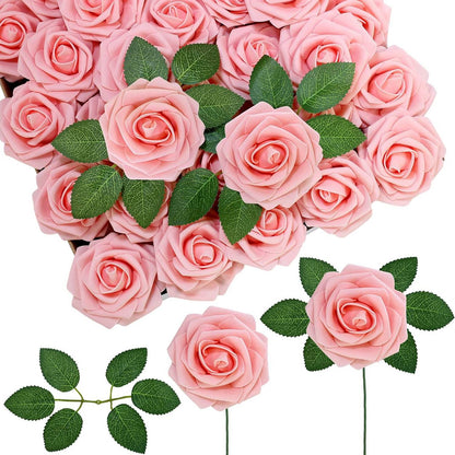 Artificial Flower PE Foam Rose Wedding Wreath Bride Bouquet Festival Decoration Accessory Home Room Outdoor Yard Diy Cheap Props