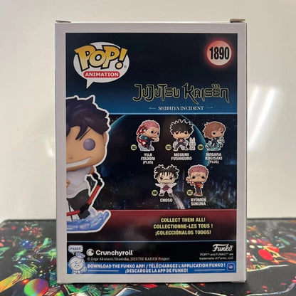 Jujutsu Kaisen Figura FUNKO POP Toji Fushiguro (Possuído) 1890 Figuras 11 cm Colecionável Edição Limitada Brinquedo de Modelo Presente