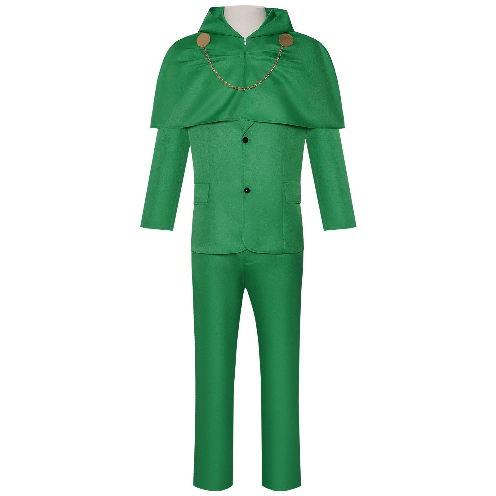Movie Doctor Doom Cosplay Costume Evil Scientist Clothing Subdue Adult Green Coat Pants Suit Halloween Party Outfit