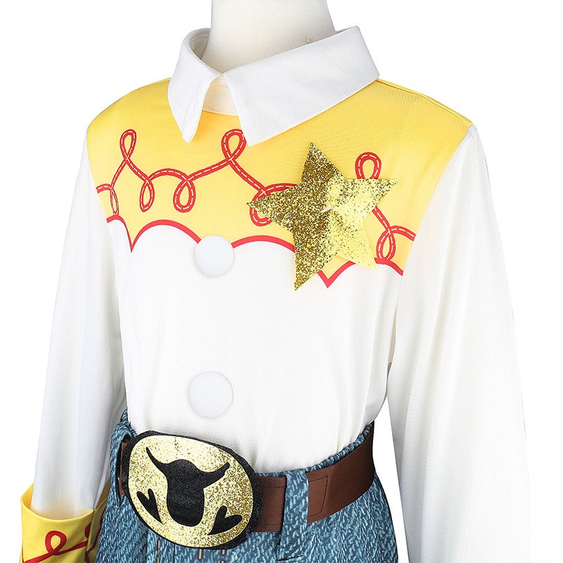 New Toy Cosplay Story Woody Costume Halloween Anime Movie Trish Sheriff Cowboy Cosplay Costume Cosplay Costume