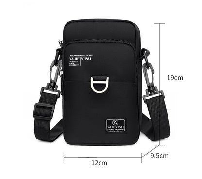 Sports Wallet Phone Bag Shoulder Bag Pouch Case Belt Handbag Purse Coin Wallet Retro Key Holder Small Money Bag