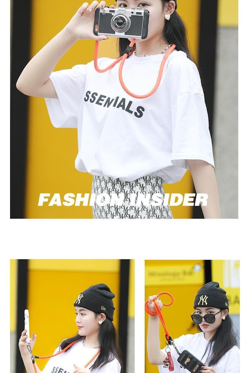 Adjustable Phone Lanyard Detachable Neck Cord Universal Crossbody Strap for Mobile Phone Case Lanyards Thickness 8mm