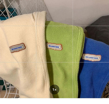 Lamb Velvet Thickened Fleece Women's Casual Pants Autumn Winter Warm Outdoor Wear Loose Fit Sports Trousers