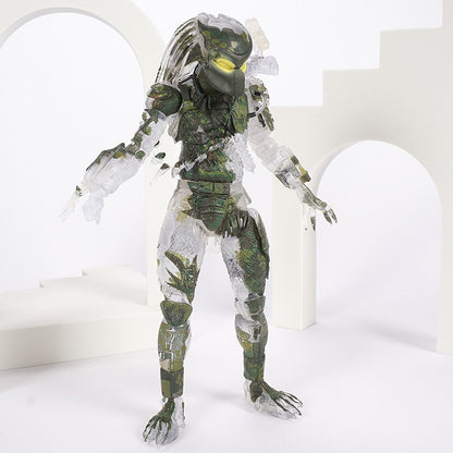 Filme Clássico NECA Ultimate Series Predador 7" Caçador da Selva vs Ovos Alienígenas PVC Boneco Articulado Colecionável