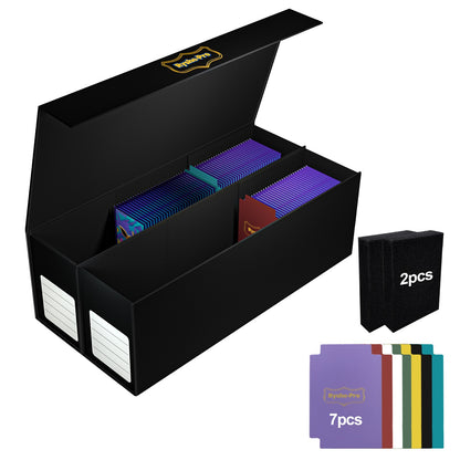 Fichário de cartas com 9 bolsos Álbum de exibição de cartas de troca Fichário de 360 bolsos de carregamento lateral para TCG Yugioh MTG Jogo Livro de cartas