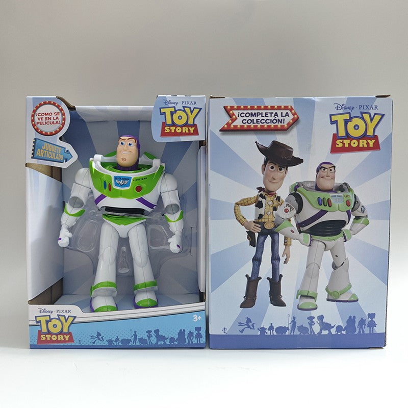 QUENTE Disney Toy Story 3 Buzz Lightyear Woody Boneco Anime Modelo Estátua Ornamento Pingente Boneca de Ação Coleção Presente de Natal Infantil