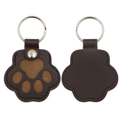 Chaveiro Memorial de Pelo de Animais de Estimação de Couro PU, Relicário de Lembrança para Pelo de Gato e Cachorro, Pingente para Guardar Pelo de Animais de Estimação, Acessórios para Pendurar em Bolsas