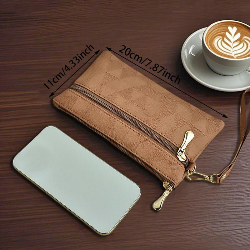 High Quality Fashion Women Large Capacity Wallets Lady Long Big Zipper Purse Female Money Bag Phone Clutch Walet Wristlet?