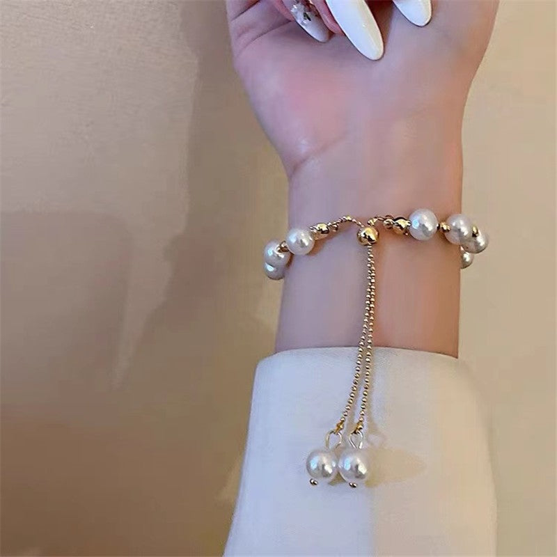Pulseira de Tulipa de Opala Requintada com Zircônia para Mulheres Acessório Diário Personalizado da Moda Joias para Festas Presentes de Aniversário