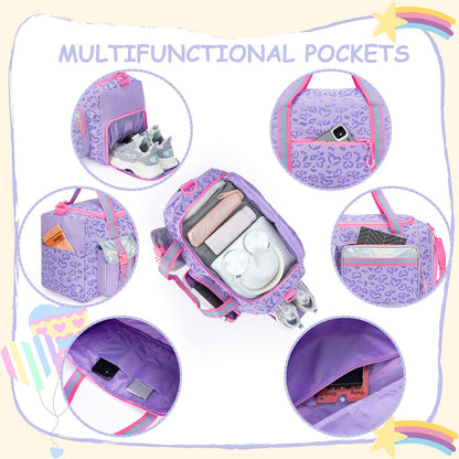 1 Pc Duffle Bag Girls Women Travel Bag Gifts Overnight Bag For Girls Women Tote Bag Sleepover Bag For Girls Gym Dance Bag