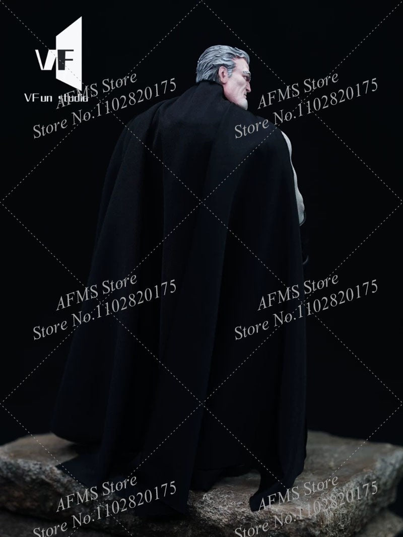1/12 Scale Collectible Figure Cloak Dark Knight Returns Black Draped Cape Briefs Clothes Accessory Fit 6Inch Mezco Action Figure
