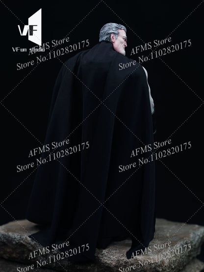 1/12 Scale Collectible Figure Cloak Dark Knight Returns Black Draped Cape Briefs Clothes Accessory Fit 6Inch Mezco Action Figure