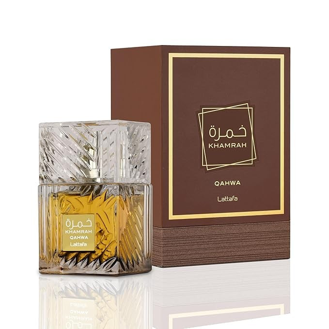 Lattafa Khamrah Qahwa Feromônio Fragrância Árabe Perfume Feminino Colônia Feromônio Masculina Atrai o Sexo Oposto Maquiagem