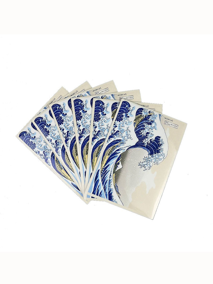 60 UNIDADES Protetores de Carta Multidimensionais Estampas Japonesas de Surf Protetores de Carta de Negociação Protetores de Carta de Desenho Animado para MTG/PKM/YGO