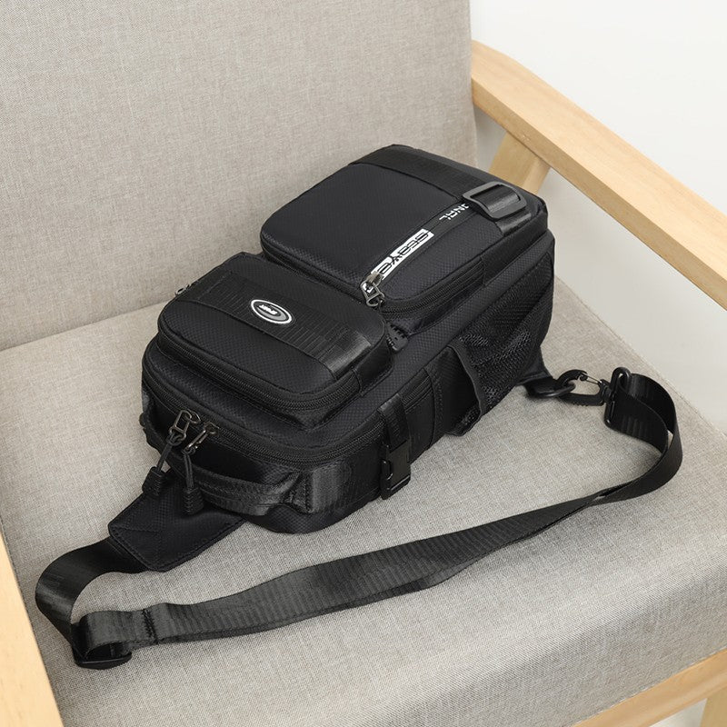 Fashion Multifunction Men's Shoulder Bag Outdoor Sling Crossbody Bags For Male Travel Trend High Capacity Sport Chest Bag