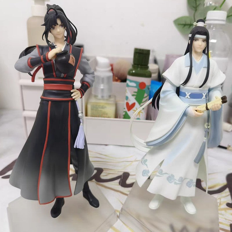 Mo Dao Zu Shi Wei Wuxian Lan Wangji Bonecos de Ação Modelo Bonecas Estatuetas de PVC Estátua de Anime Coleção Brinquedos Infantis Presentes Decoração