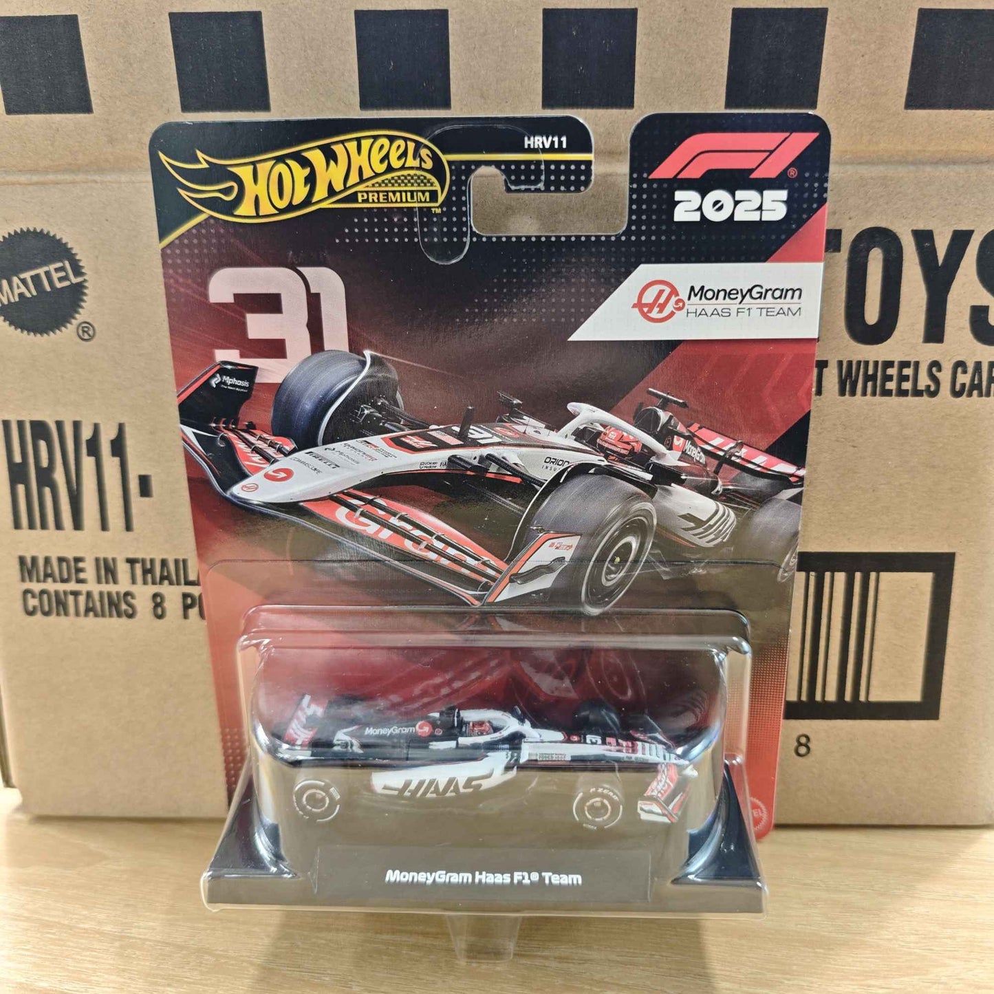 Novo Hot Wheels Premium 2025 F1 Racing Car Model Liga 1:64 Modelo Diecast Red Bull McLaren Mercedes Equipe Colecionável Veículo de Brinquedo