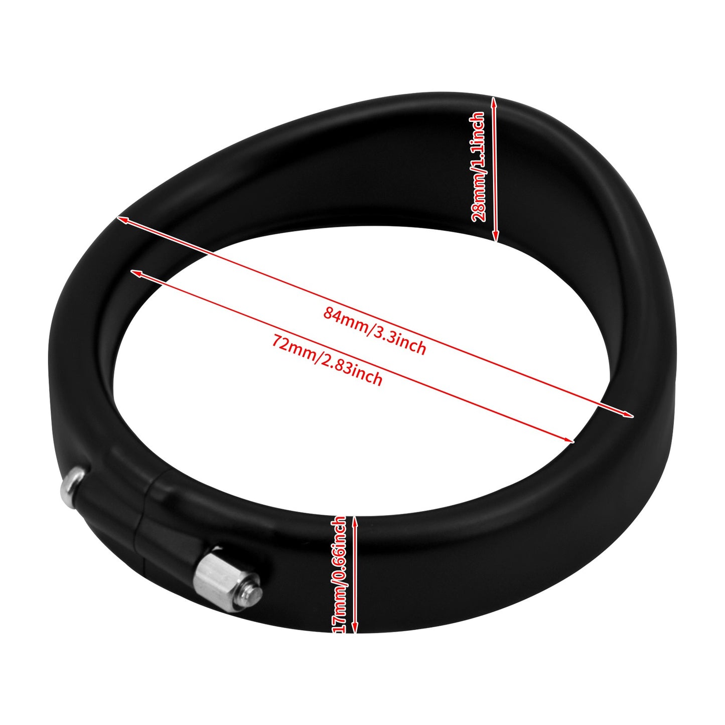 Anel de Acabamento do Farol de 7'' para Motocicleta + Capa de Luz de Neblina de 4.5'' + Anel de Acabamento do Pisca Estilo Visor para Harley Touring Road King Softail
