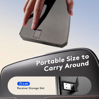 Teclado Bluetooth Dobrável Ergonômico, Teclado Portátil Compacto Dividido para Viagens de Negócios, Teclado Sem Fio Recarregável Dobrável