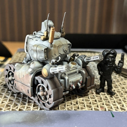 Kit de Modelo Em Estoque, Novo Lançamento, Série Metal Slug X - Tanque/Aeronave/Caminhão Diy em Pequena Escala com Miniaturas de Soldados