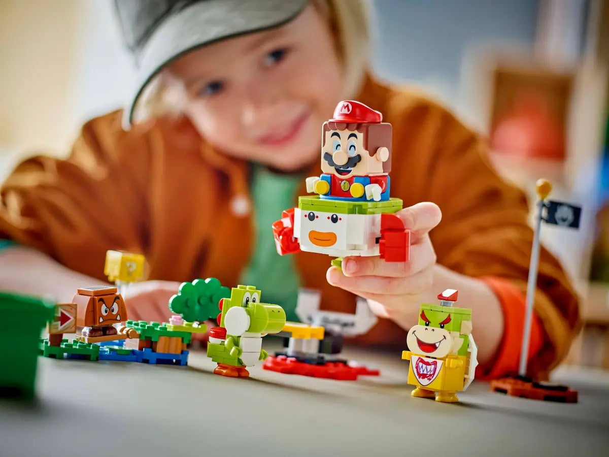 LEGO Peças de Montar Super Mario Série 71439 71441 Aventura com Mario Blocos de Montar Infantis Brinquedo de Presente