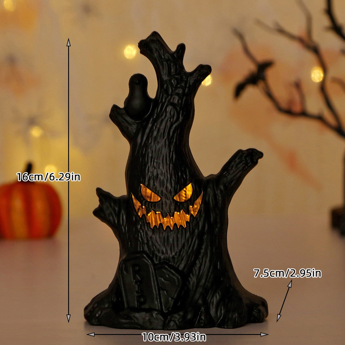 Halloween LED Pumpkin Lamp Ornaments Horror Atmosphere Kids Toy 2026 Halloween Party Home Decor Decoration Supplies