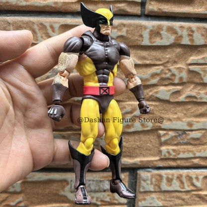 CT Toys X-Men Gambit Boneco de Ação 17cm PVC Colecionável Articulado Versão COMIC. Mafex 131 X-Men Remy Etienne LeBeau Figura de Ação Modelo Brinquedo