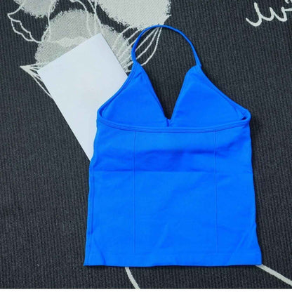 Women's Sports Gym 2-piece Set Vest High Waist Seamless Shorts Gym Wear Sportswear Essential for Workout