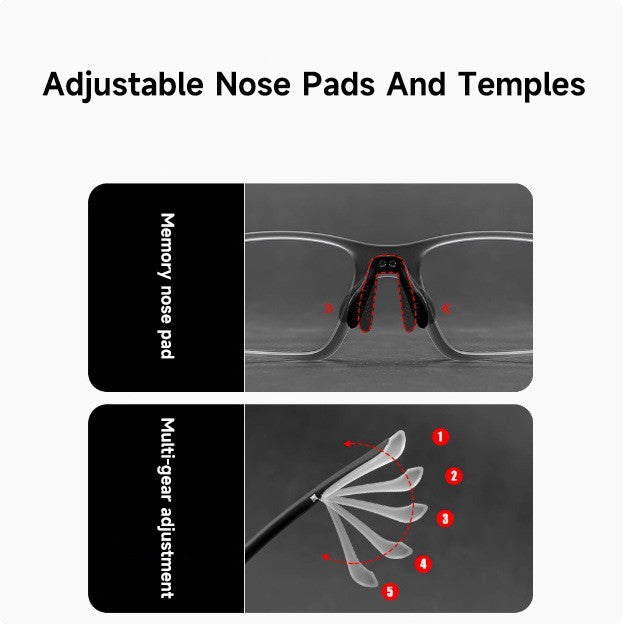Sports Bifocal Reading Glasses Man Photochromic Anti-blue Light +1.0 To +4.0 TR90 Frame Eyeglasses High Quality Eyewear Readers