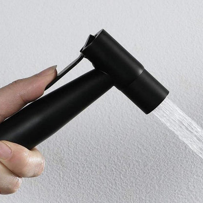 Pulverizador de bidê de banheiro portátil com válvula de latão, bidê de chuveiro de aço inoxidável, chuveiro higiênico, pulverizador de bidê de banheiro montado na parede