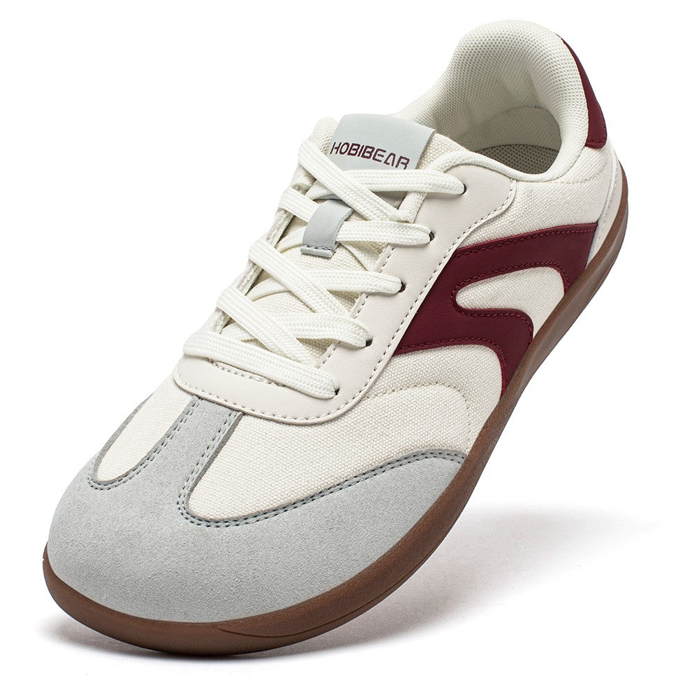 Tênis Unissex HOBIBEAR Barefoot Feminino Masculino Bico Largo Minimalista Zero Drop Antiderrapante Cadarço Casual