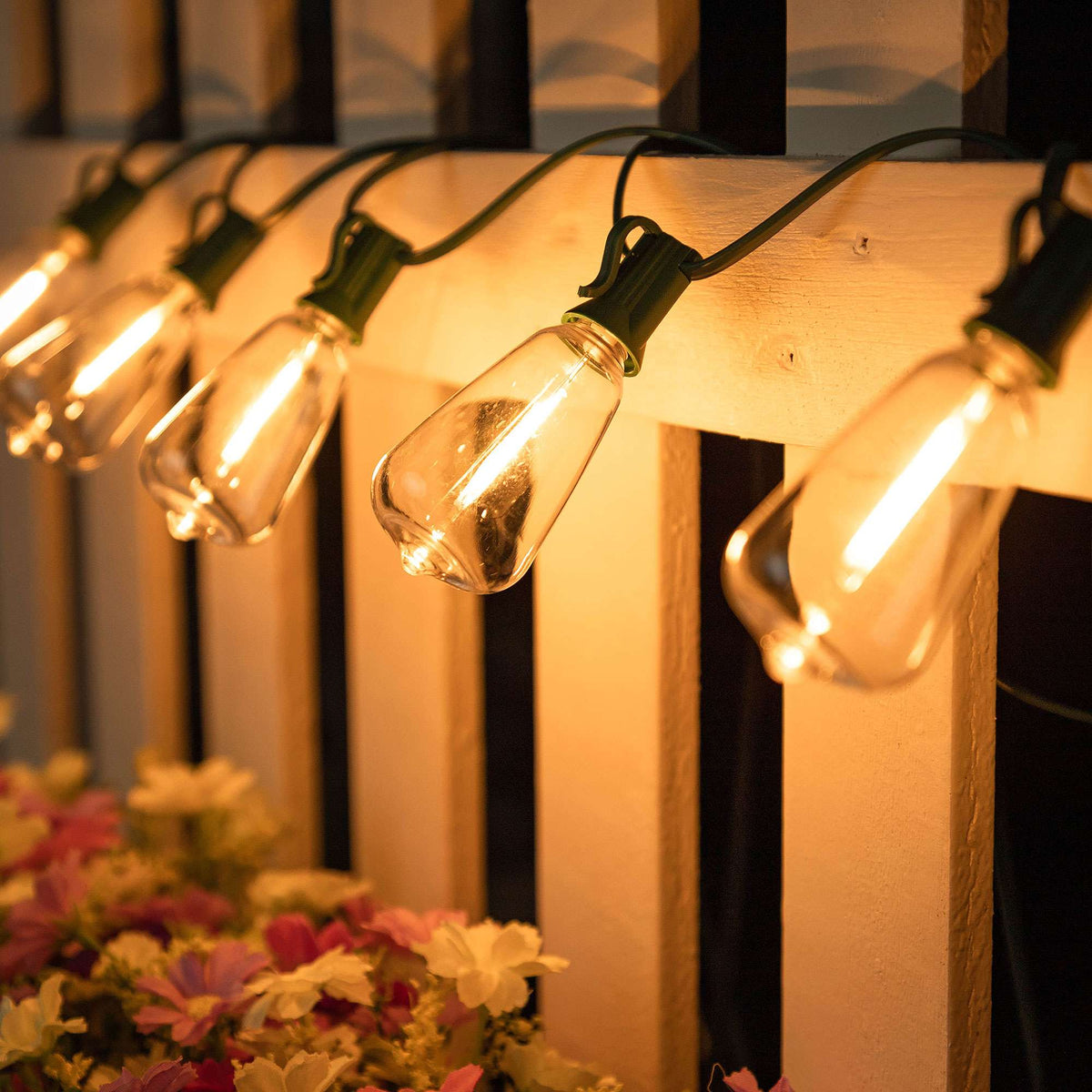 Outdoor Light Cable EU 220V US 110V String Light Wire E12 Sockets C7 Lamp Base Connectable Party Wedding Decor Street Garland
